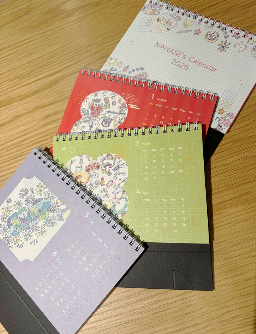 2026年のカレンダーを制作しました